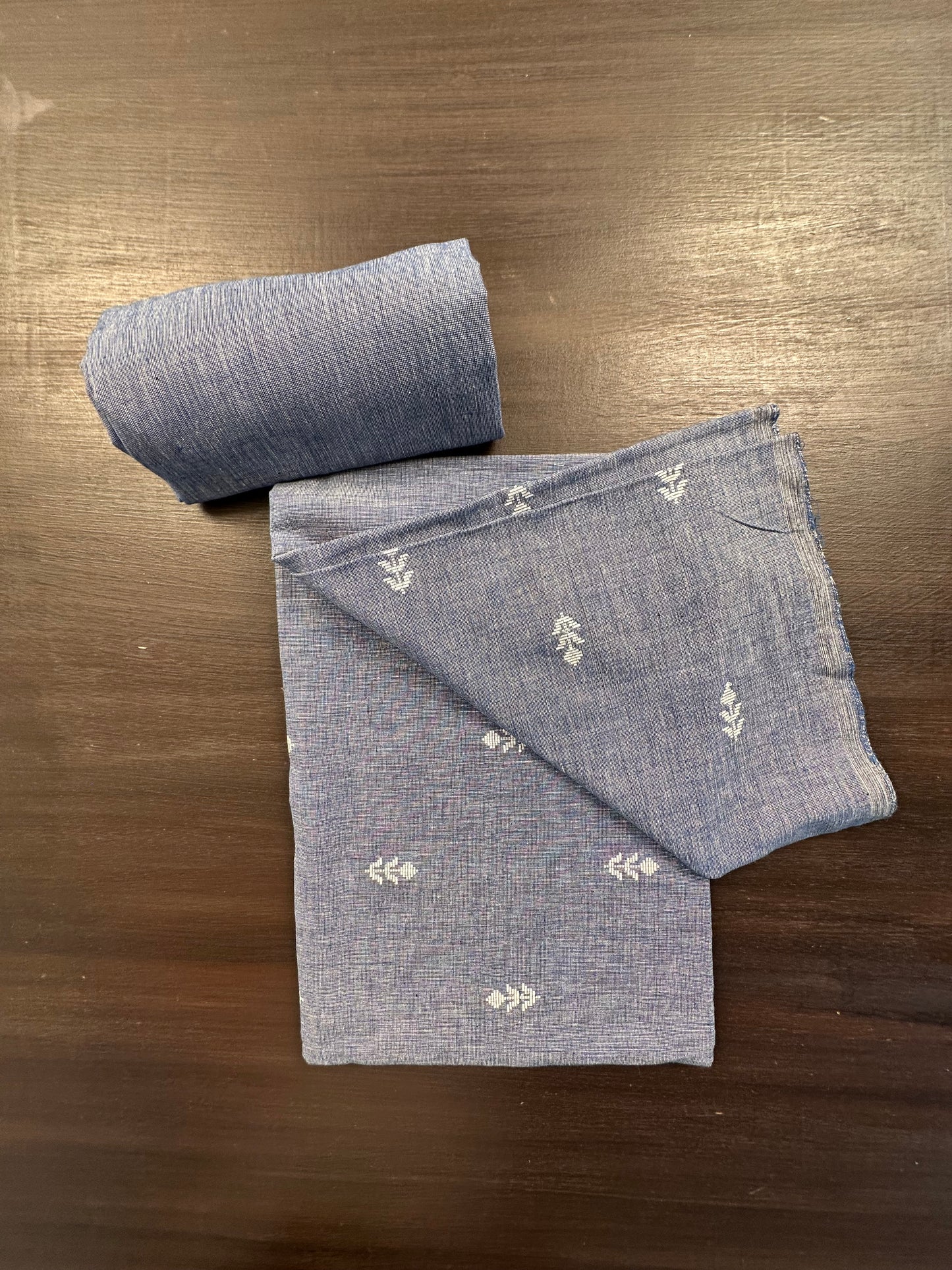 Blue South Cotton Suit