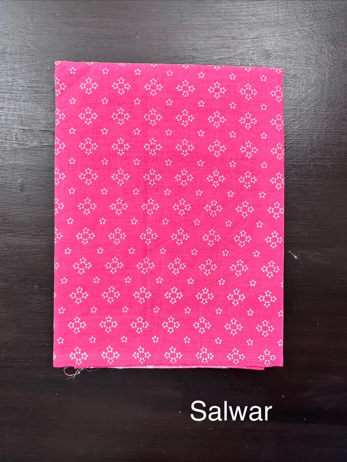 Pink Jaipuri Necktie Cotton 3-Piece Suit