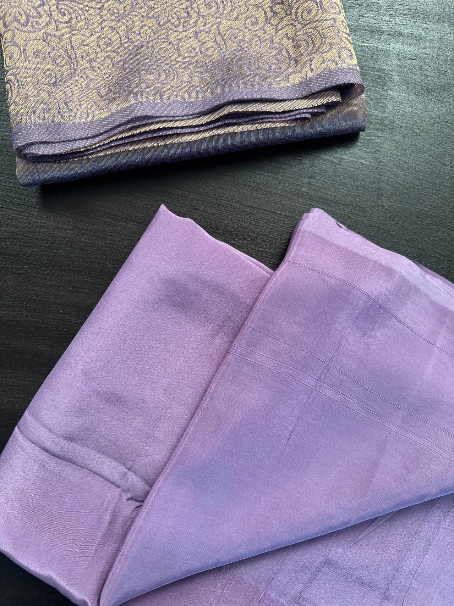 Banarasi Brocade Woven Unstitched Suit Fabric With Organza Dupatta