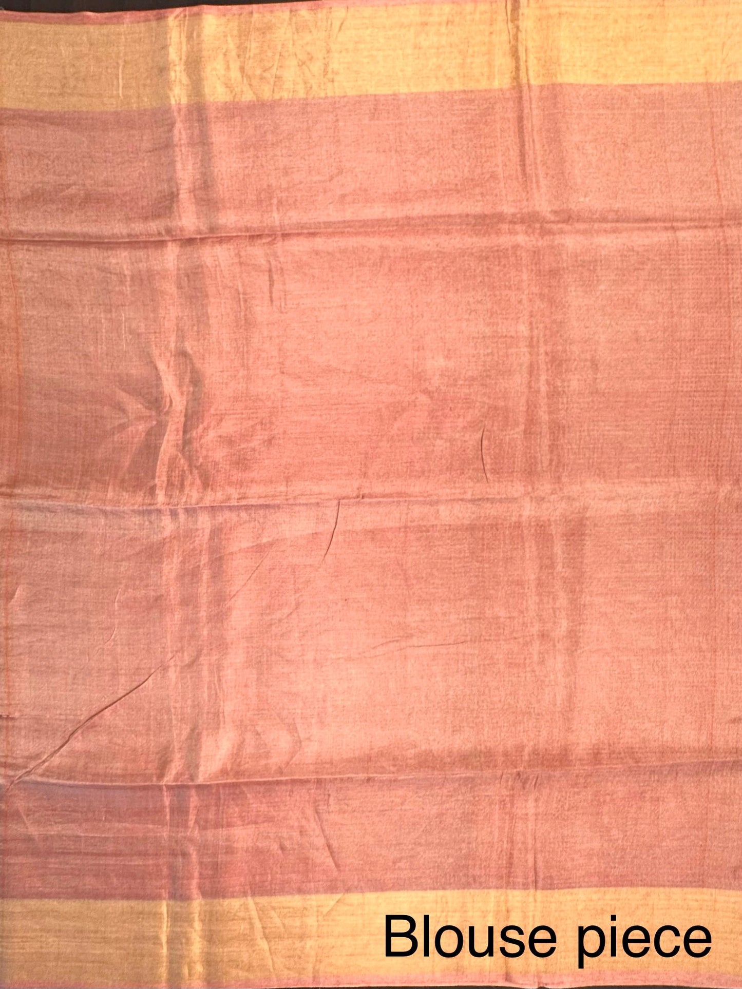 Coral Emboss Pure Tissue Silk Saree