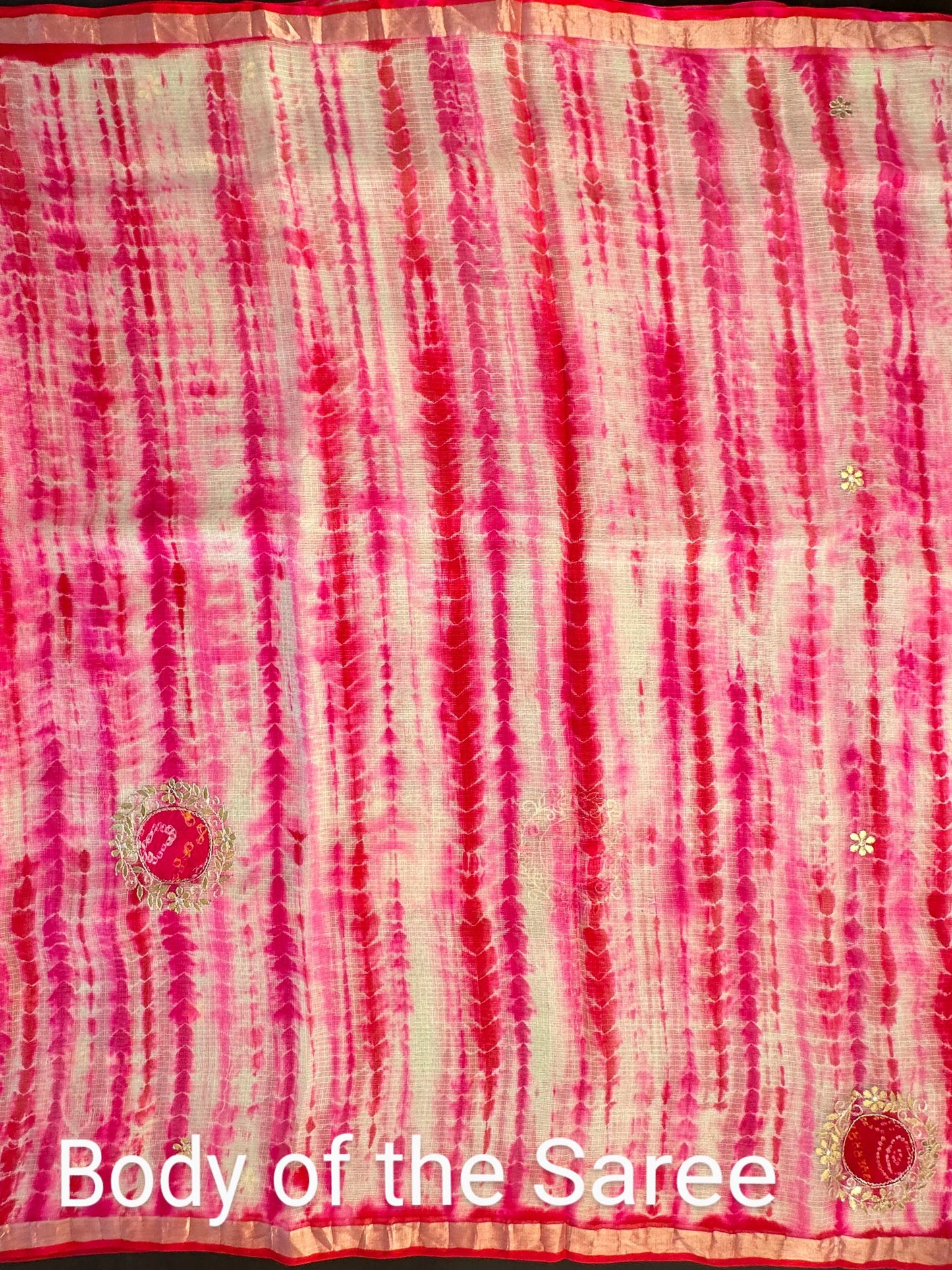 Shibori Bandhej Kota Silk Saree