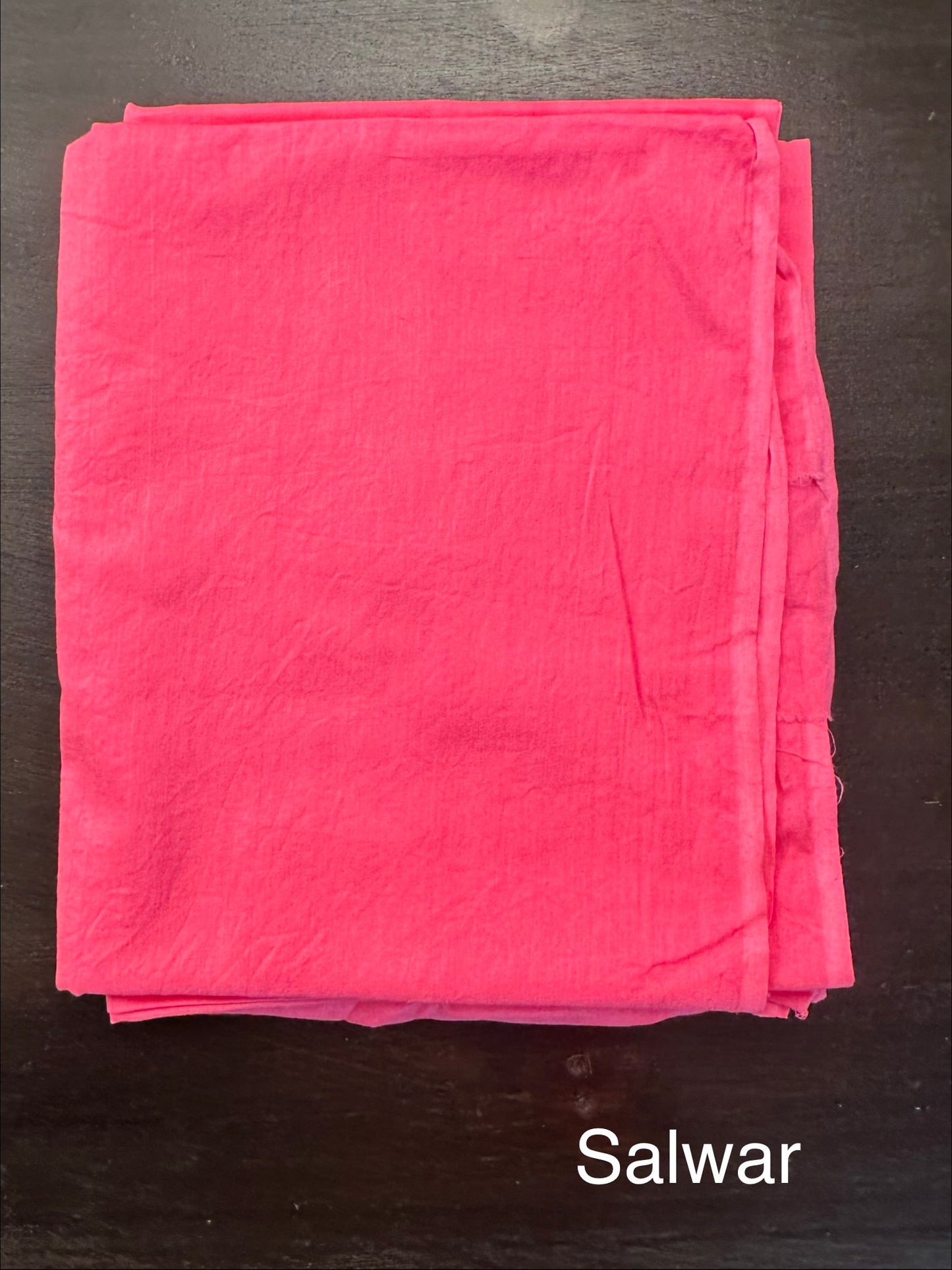 Pink Batik Bandhini Hand Tie-Dye Pure Cotton 3-Piece Unstitched Suit