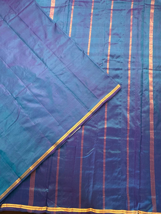 Royal Blue Pure Silk Saree