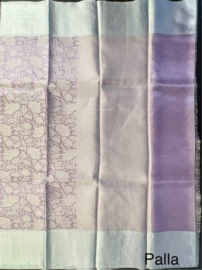 Mauve Blended Tissue Saree