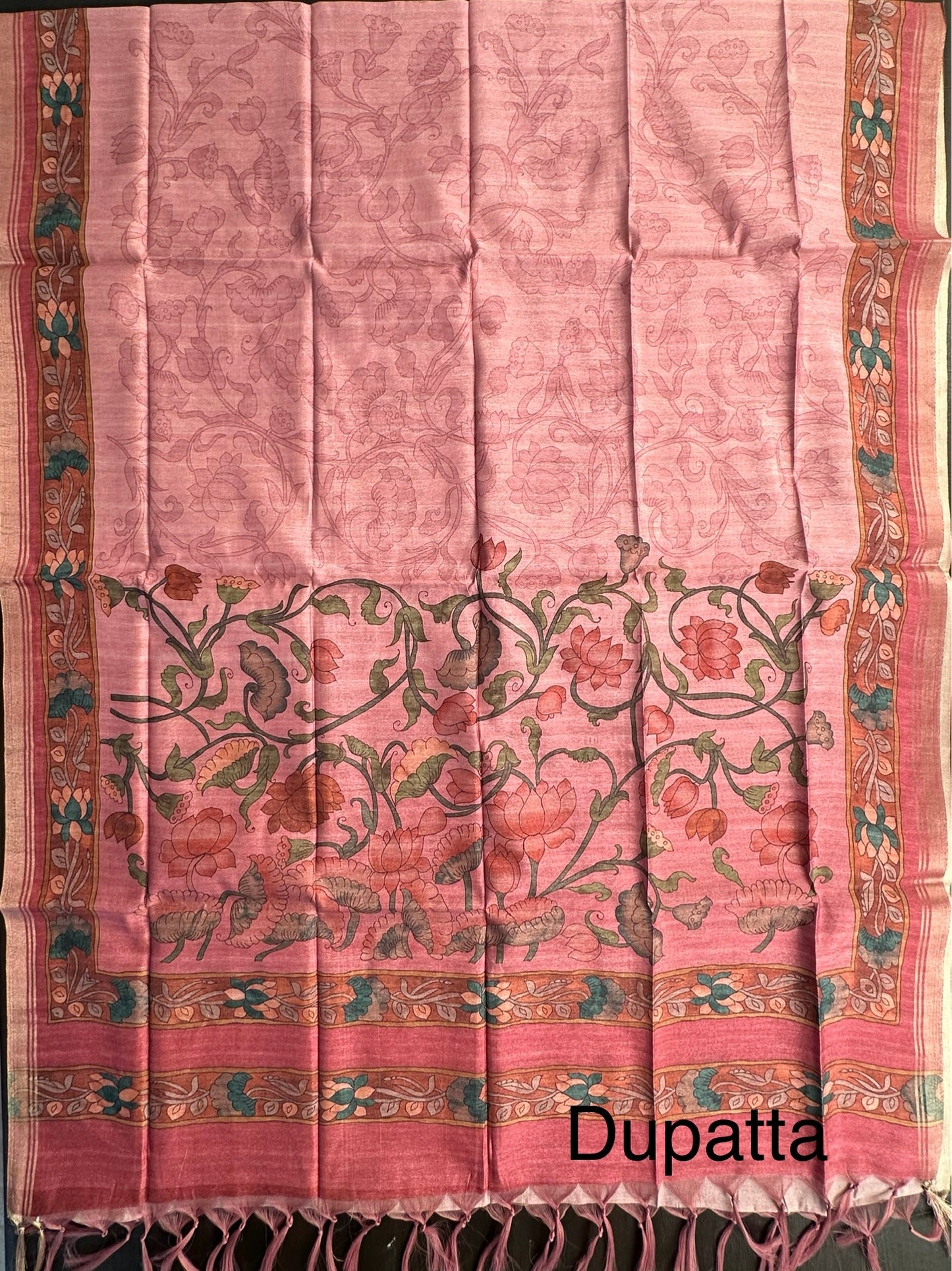 Pink Fancy Cotton 3-Piece Suit