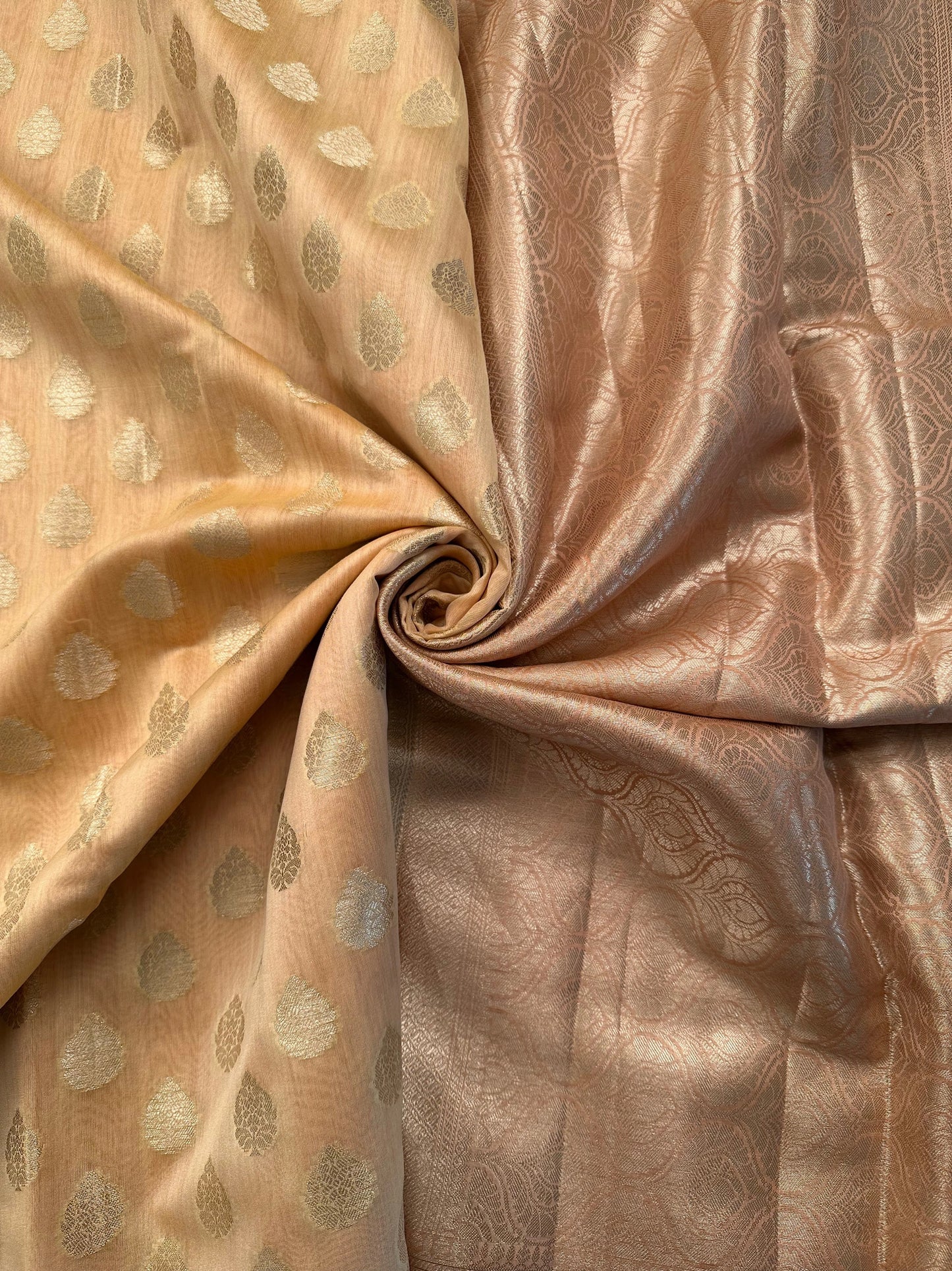 Cream Chanderi Saree