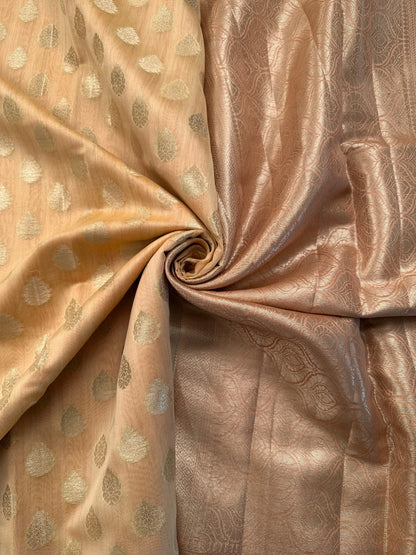 Cream Chanderi Saree