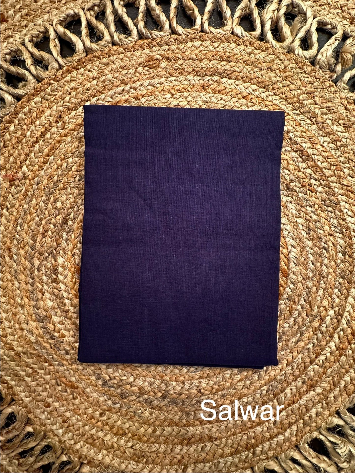 Mustard-Blue South Cotton 3-Piece Suit