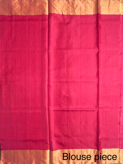 Pink Tiruchirapalli Pure Soft Silk Saree
