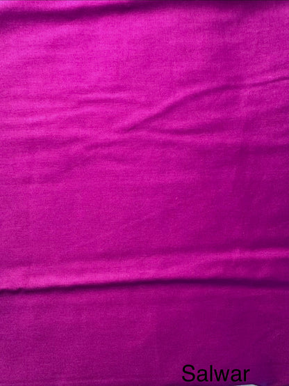Dark Purple Handloom Chanderi Suit