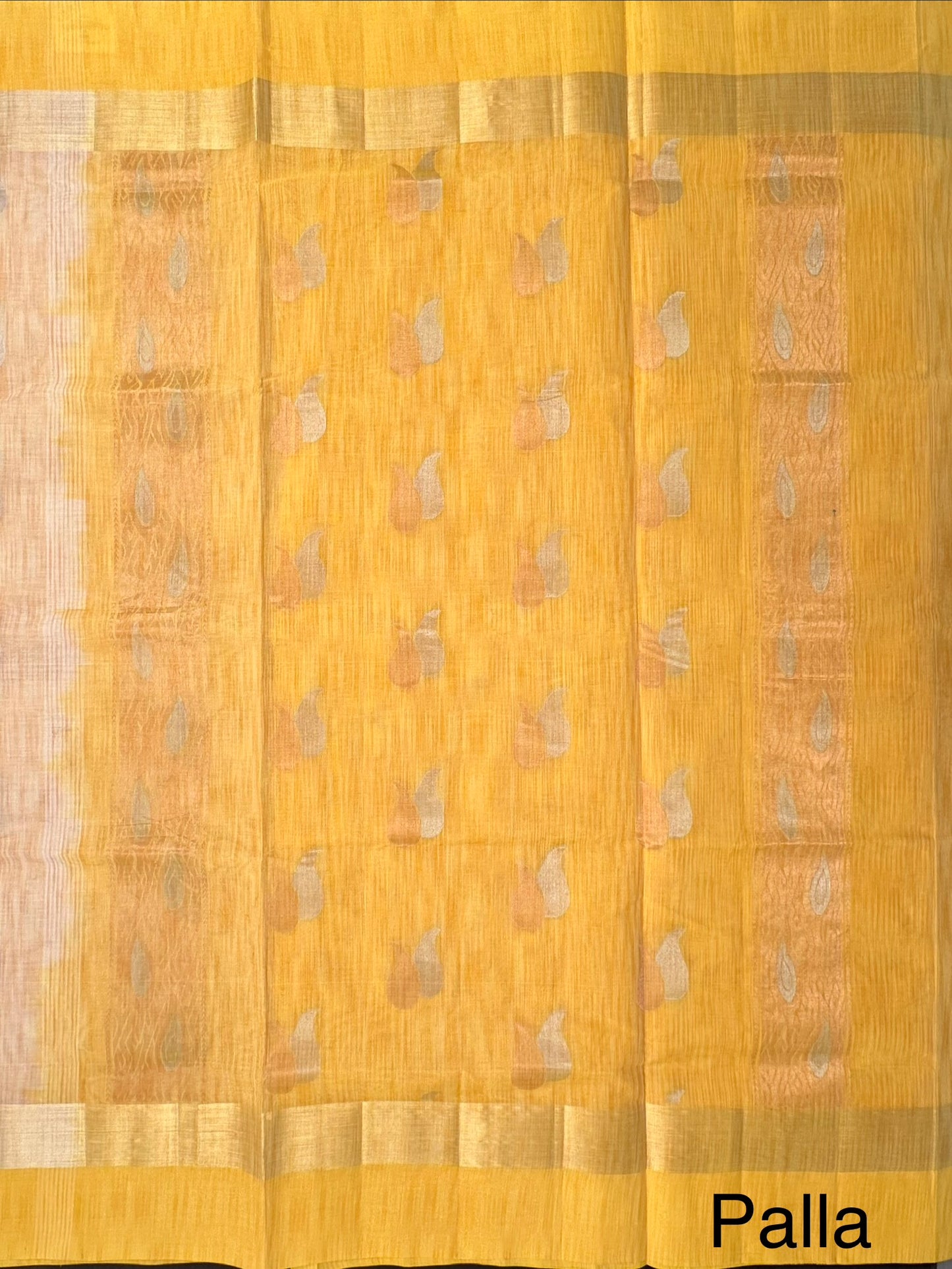 Lemon Tanjor South Cotton Saree