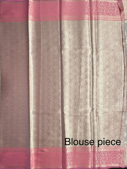 Cream-Pink Seerat Tissue Saree