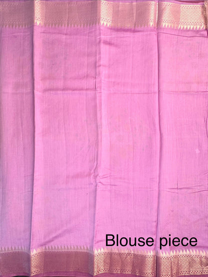 Purple Vishakha Pure Silk Saree