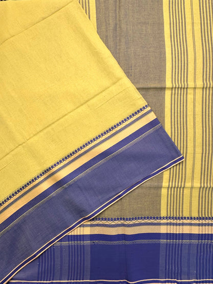 Green-Blue Piyali Bengal Cotton Saree