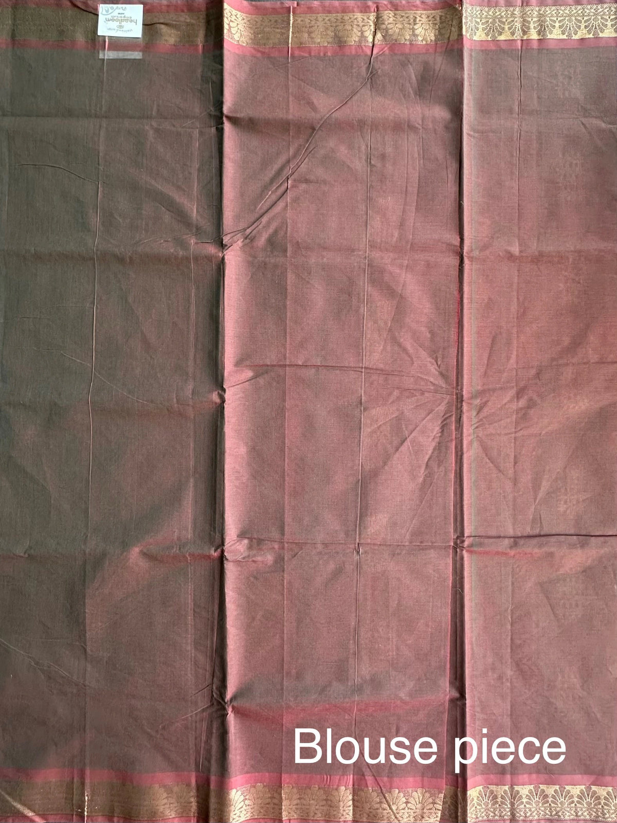 Pinkish Green (Shot/Dual Colour) Kovai Pure Cotton Saree