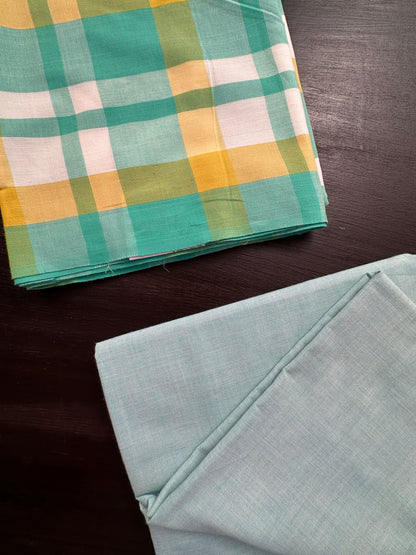 Checkered South Cotton Suit