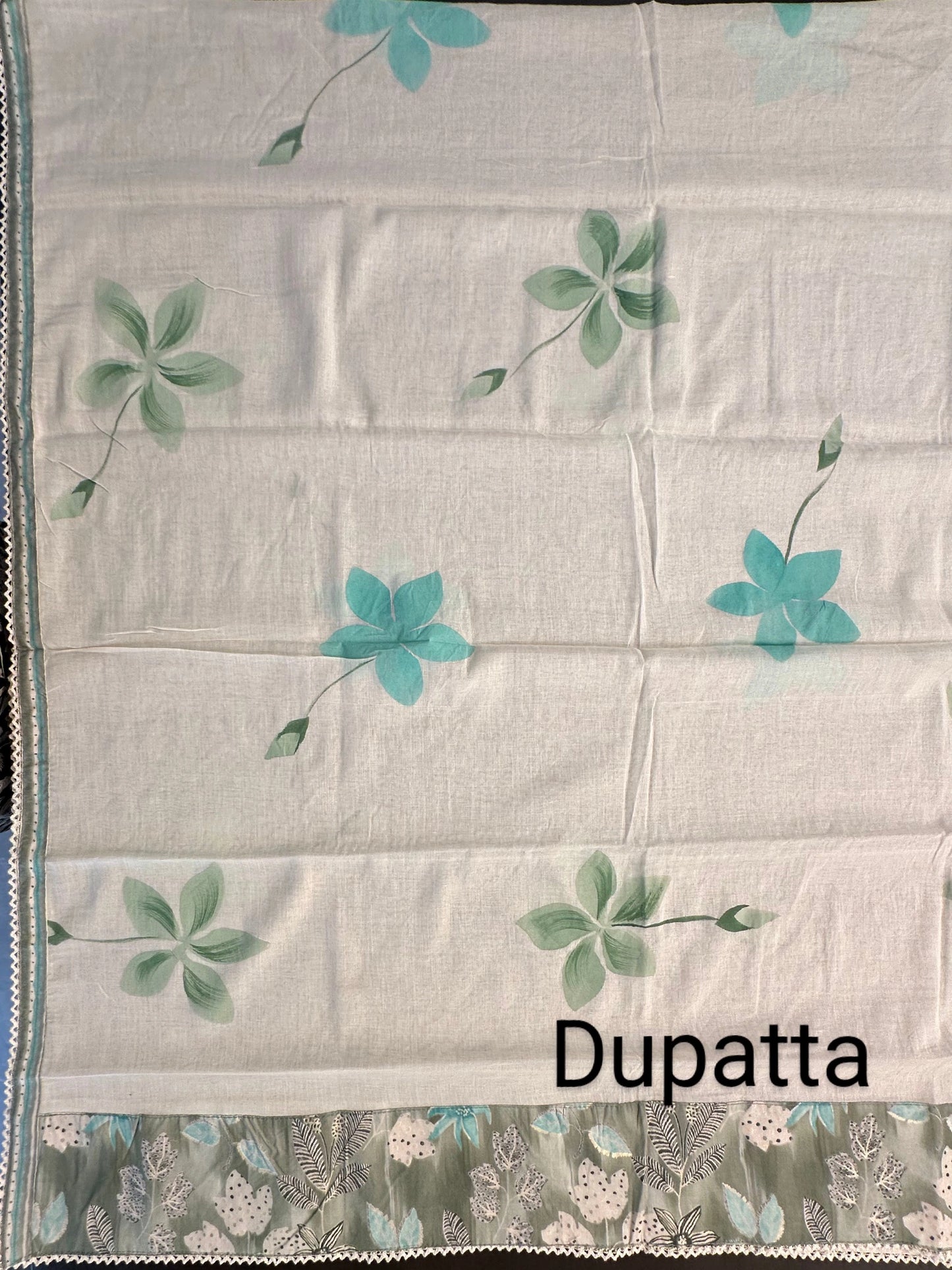 Pista Green Jaipuri Necktie Cotton 3-Piece Suit