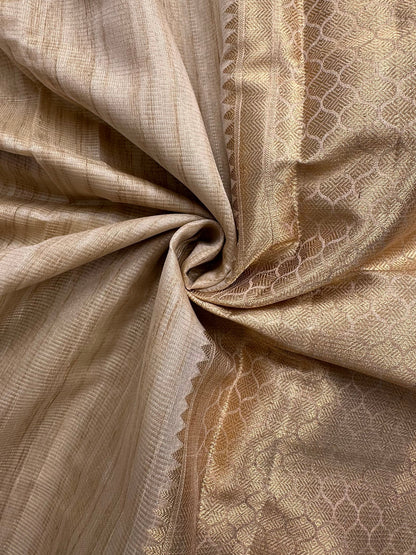 Beige Ananya Tissue Saree