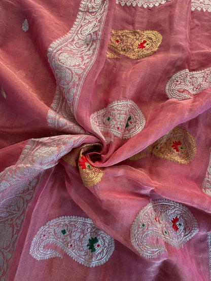 Georgette Tissue Saree
