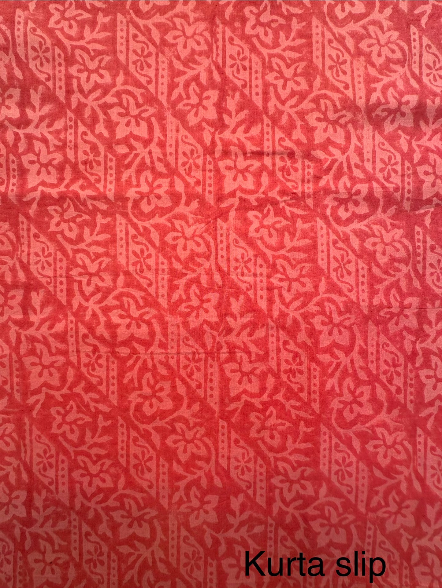 Coral Pink 4-Piece Kota Doria Cotton Unstitched Suit