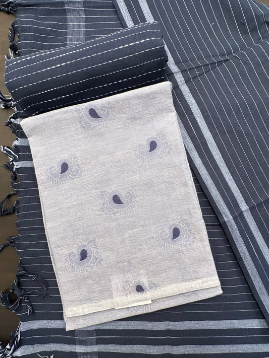 Grey South Cotton Suit