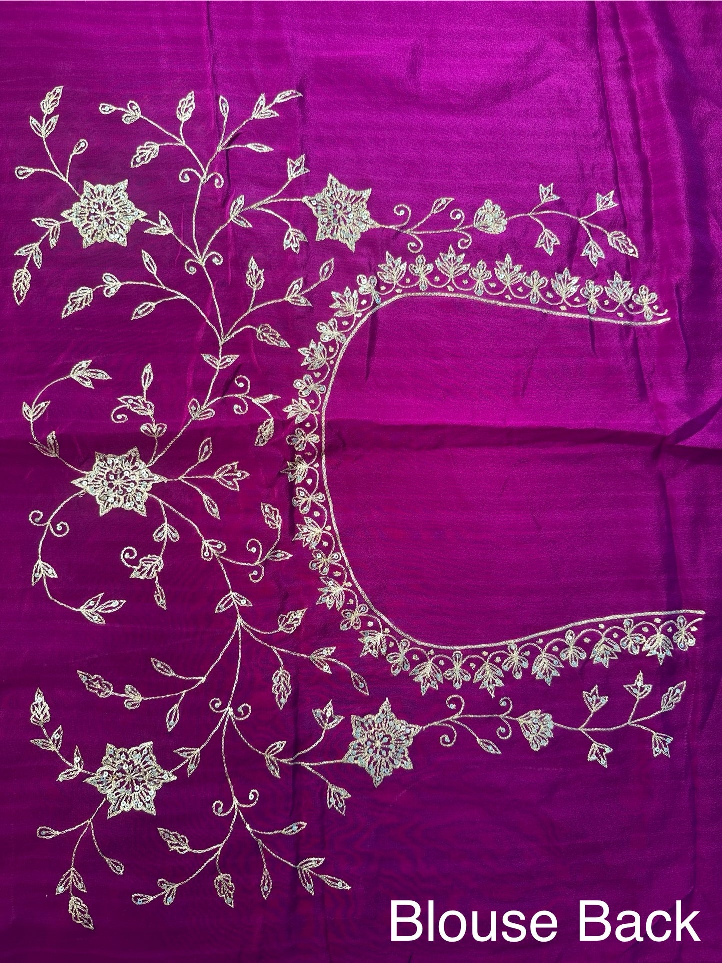 Leheriya Saree with Hand Work Blouse