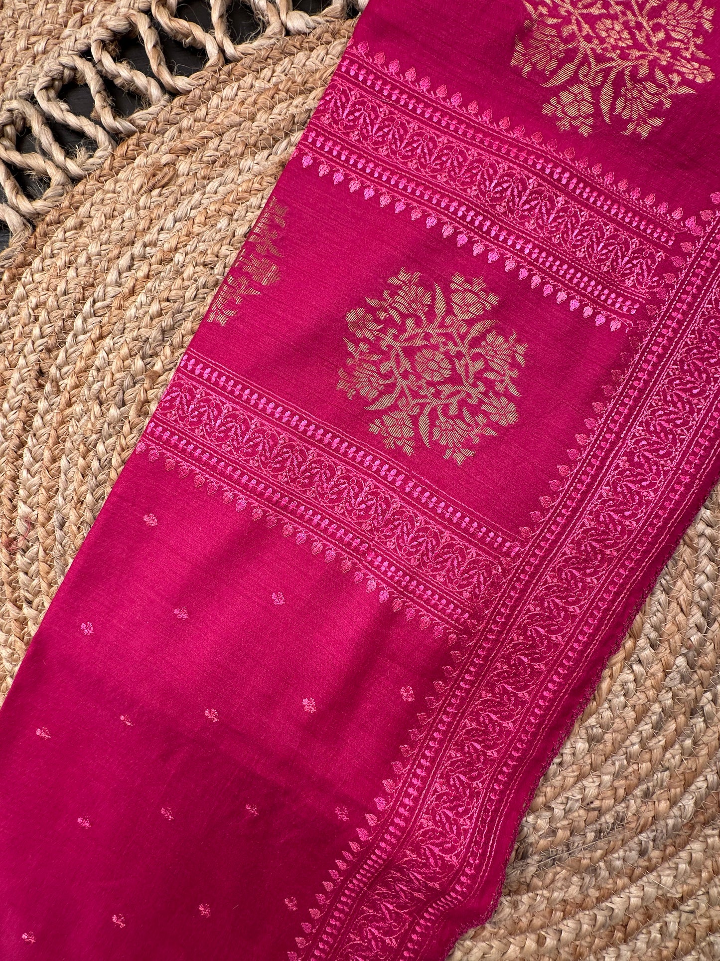 Rani Muga Silk Saree