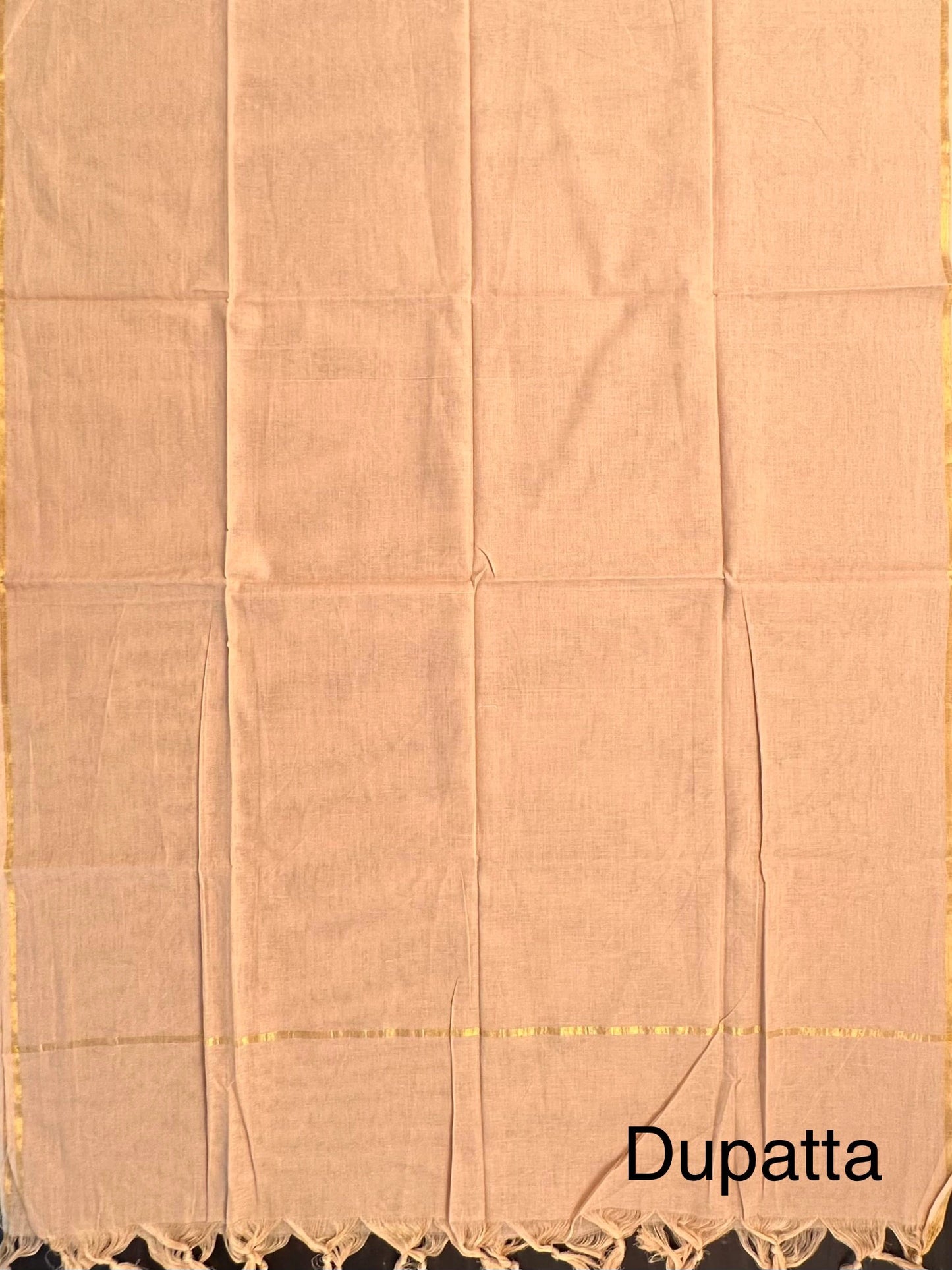 Pista Green-Beige South Cotton 3-Piece Suit