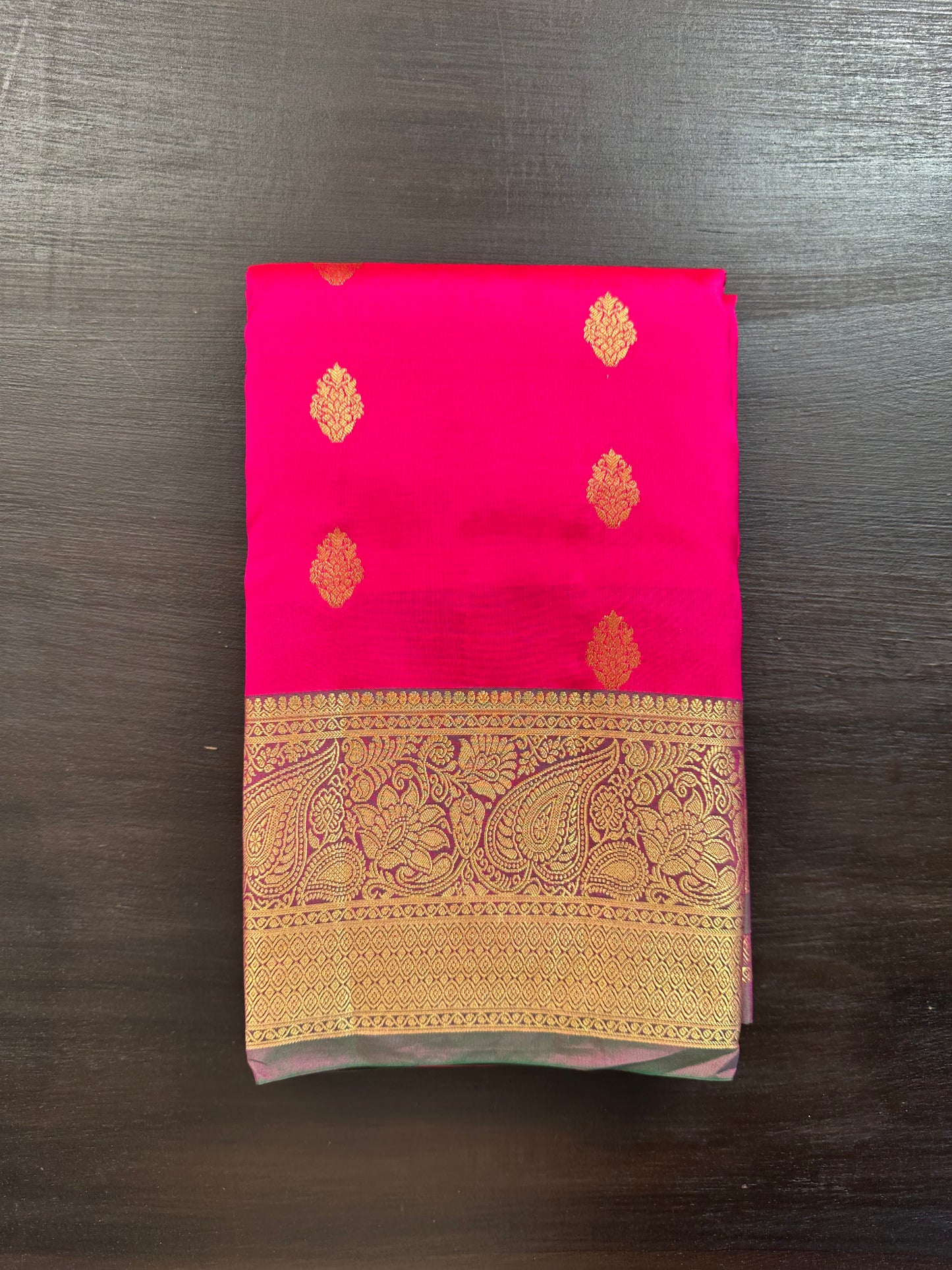 Rani Pondicherry Pure Silk Saree
