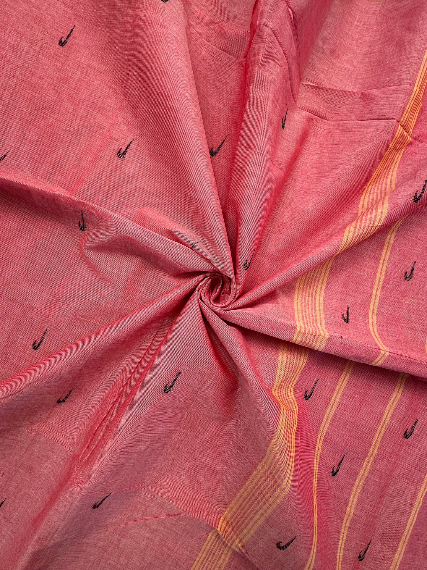 Pink Narayanpet Cotton Saree