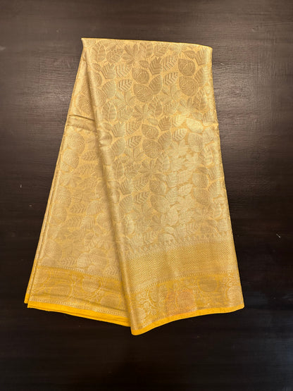 Golden Vartika Tissue Saree