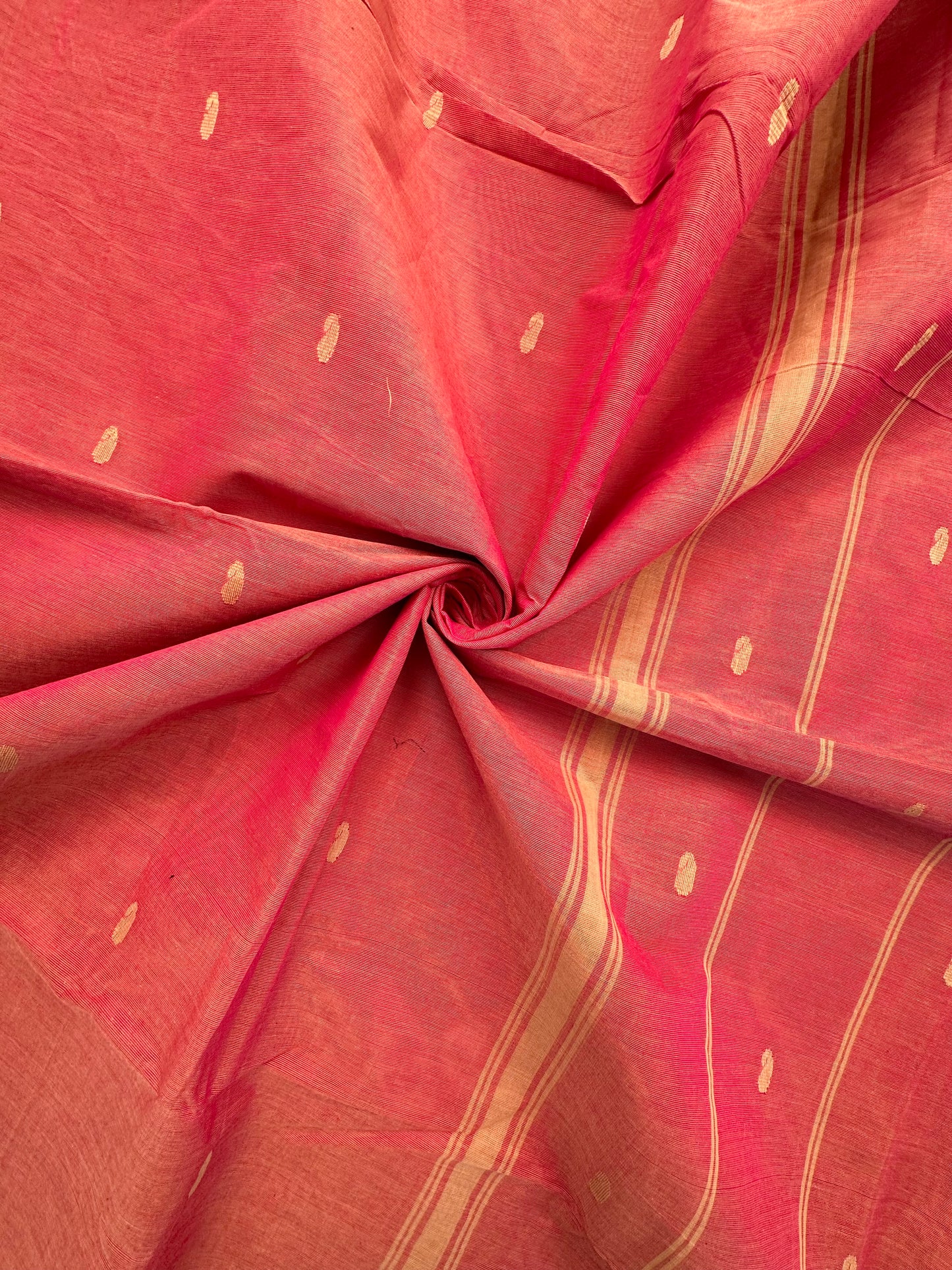 Pink Narayanpet Cotton Saree