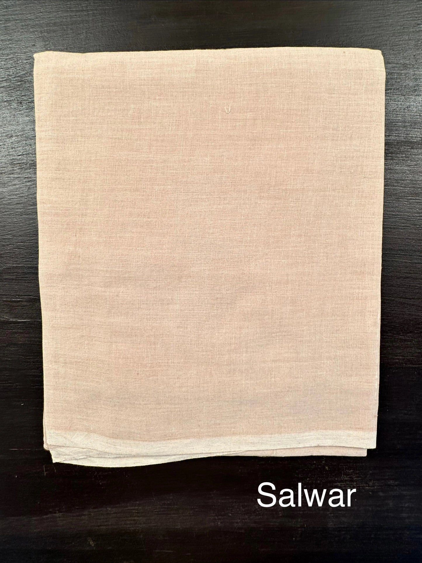 Beige Jute Cotton 3-piece Unstitched Suit