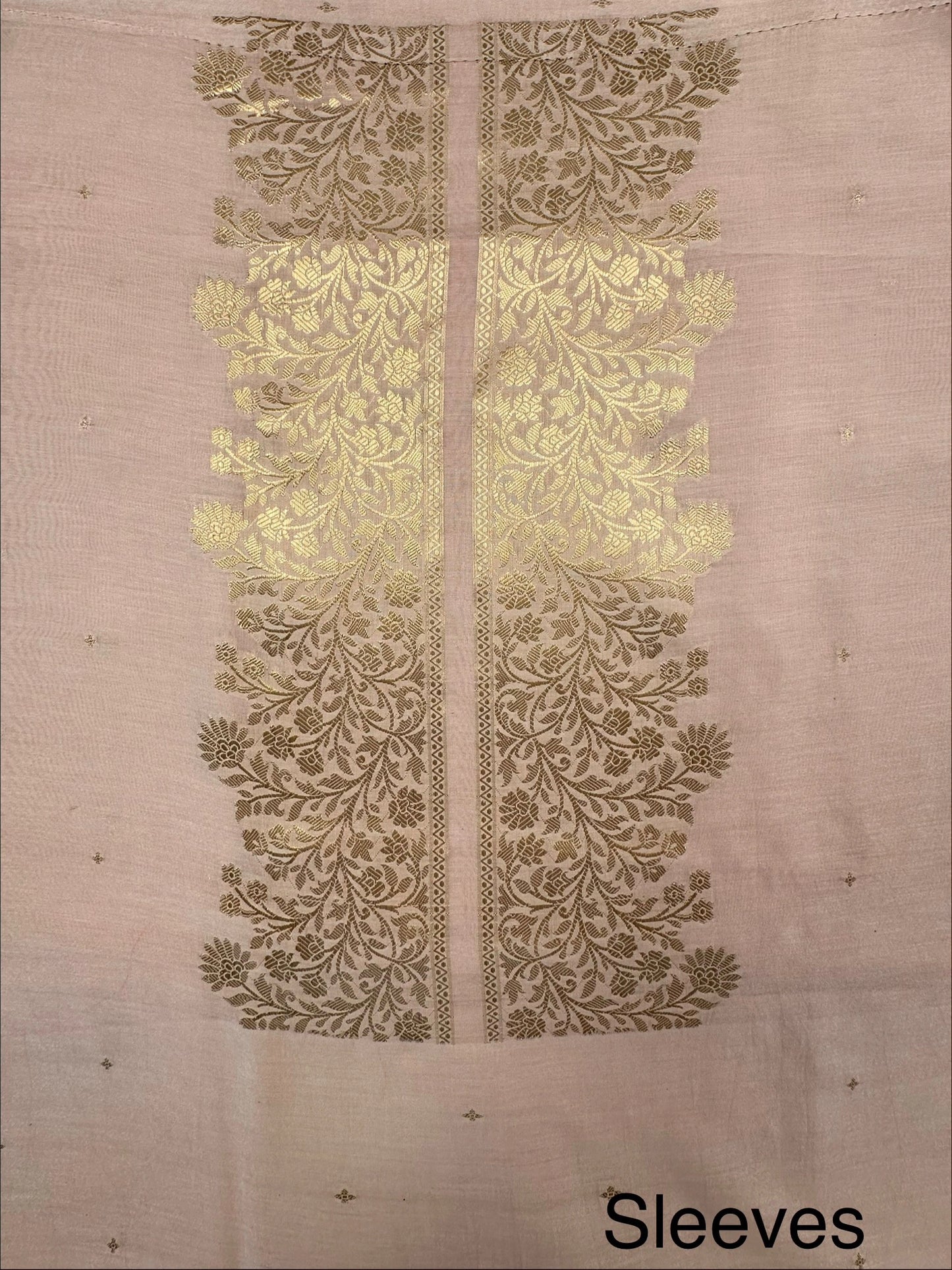 Beige Handloom Chanderi Suit