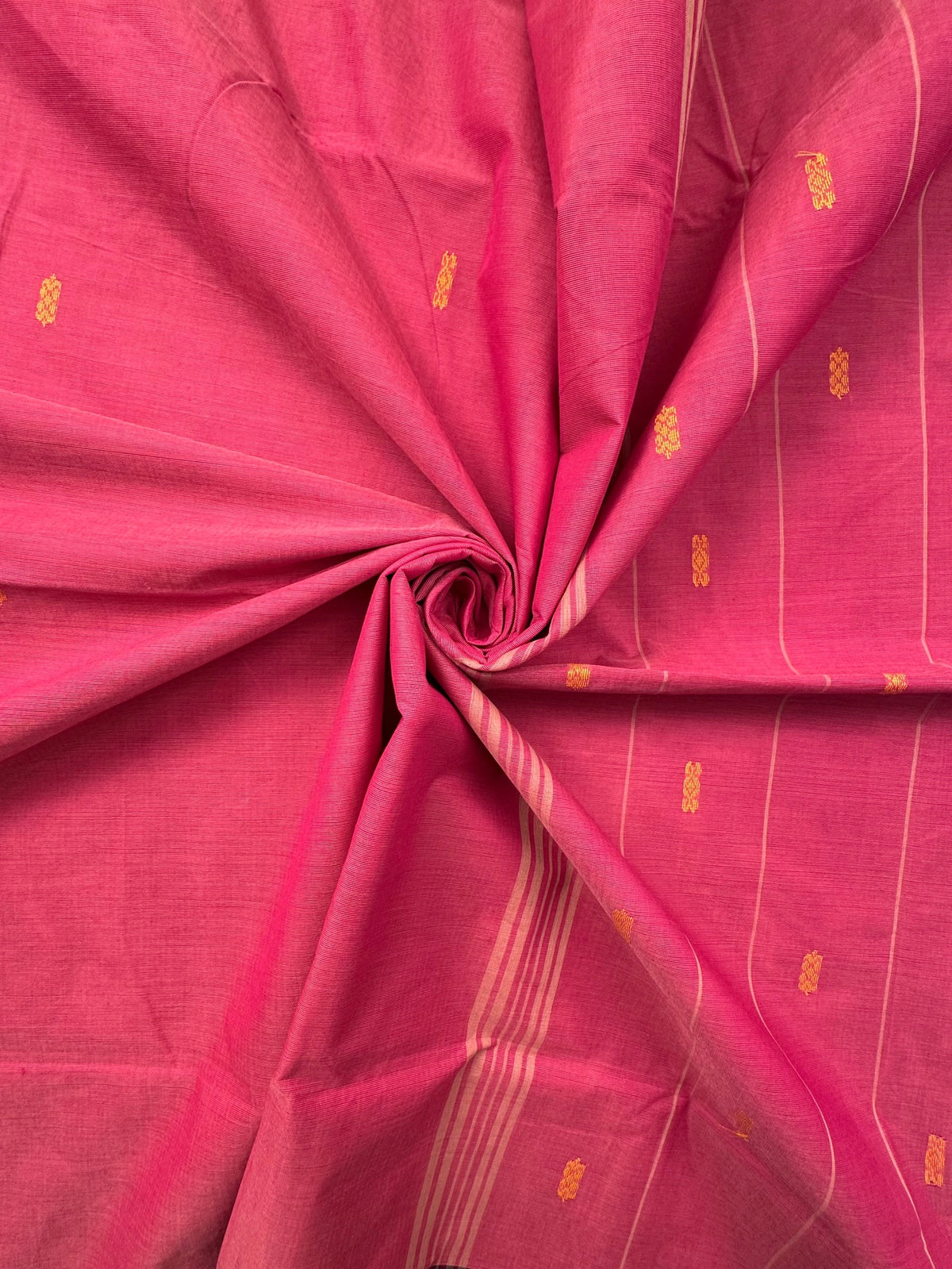 Dusky Pink-Purple Narayanpet Cotton Saree