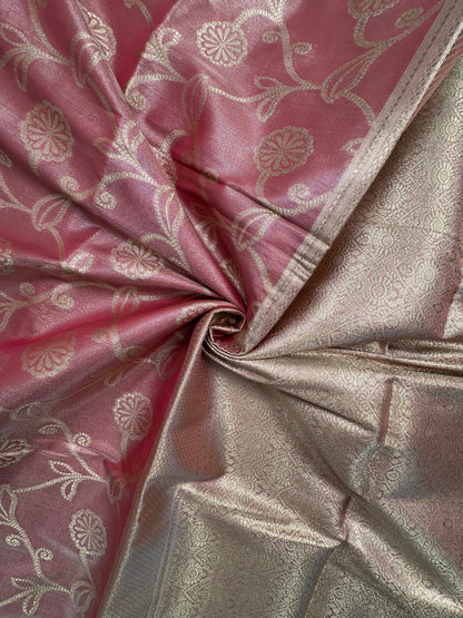 Pink Seerat Tissue Saree
