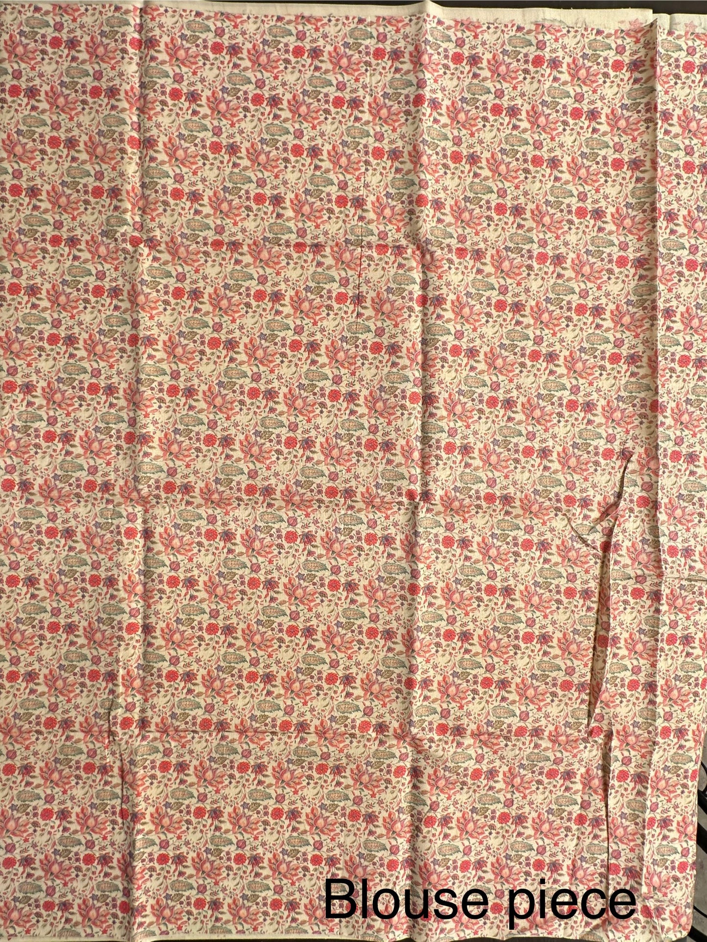 Golden-Beige Printed Art Silk Saree