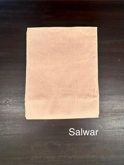 Bottle Green-Beige South Cotton 3-Piece Suit