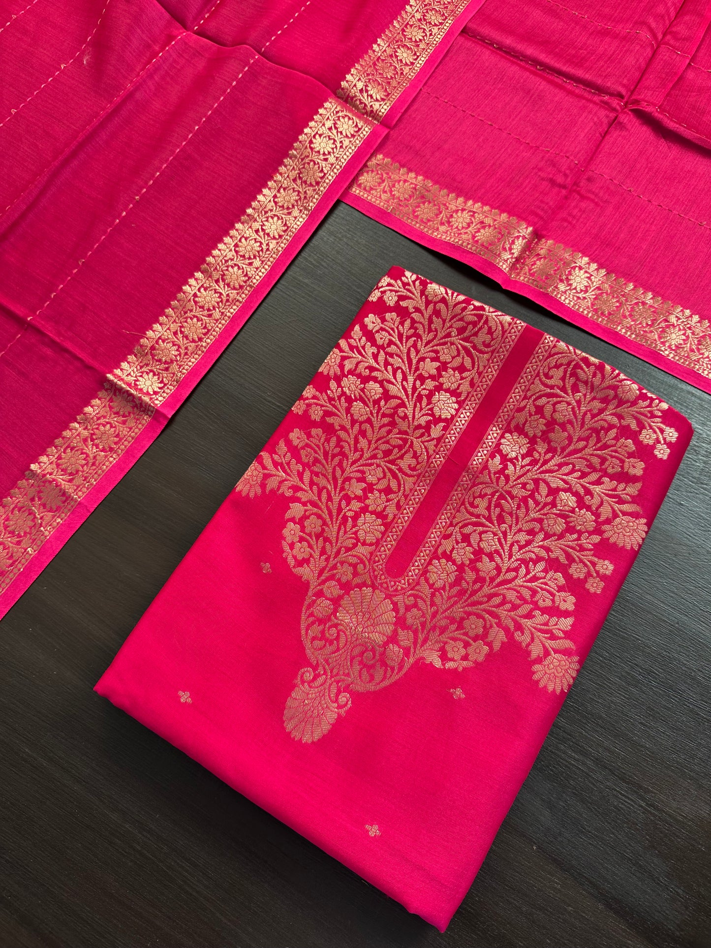 Rani Handloom Chanderi Suit