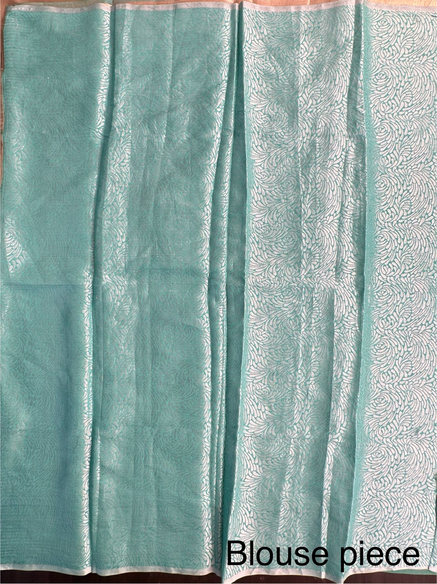 Firozi Banarasi Pure Tissue Saree