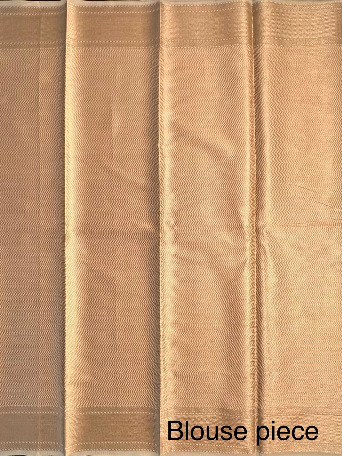 Golden Beige Fancy Cotton Supernet Saree