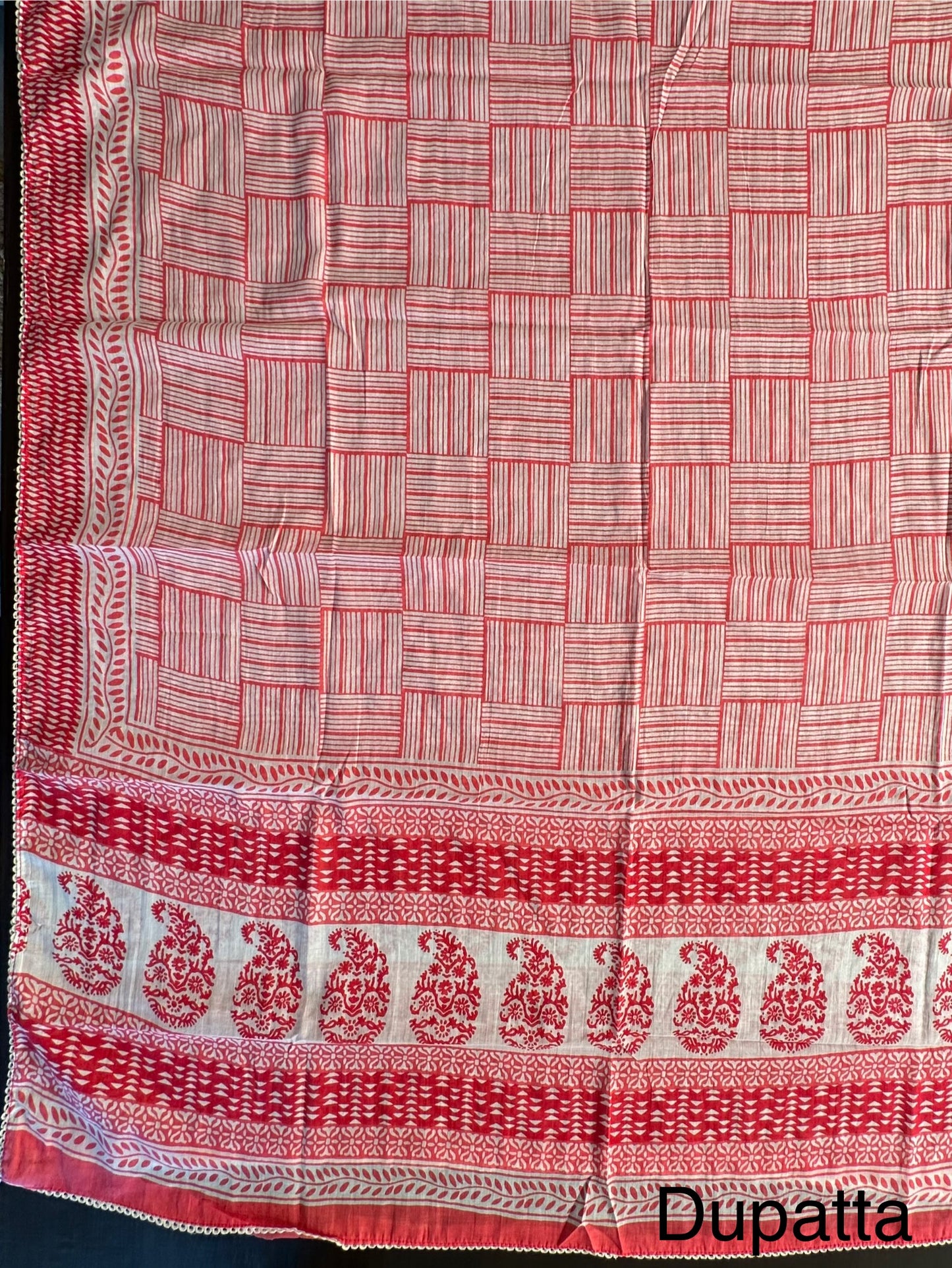 Jaipuri Necktie Cotton 3-Piece Suit