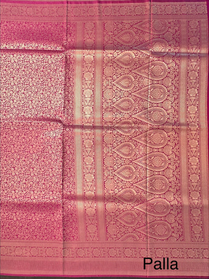 Purple Jamawar Art Silk Saree
