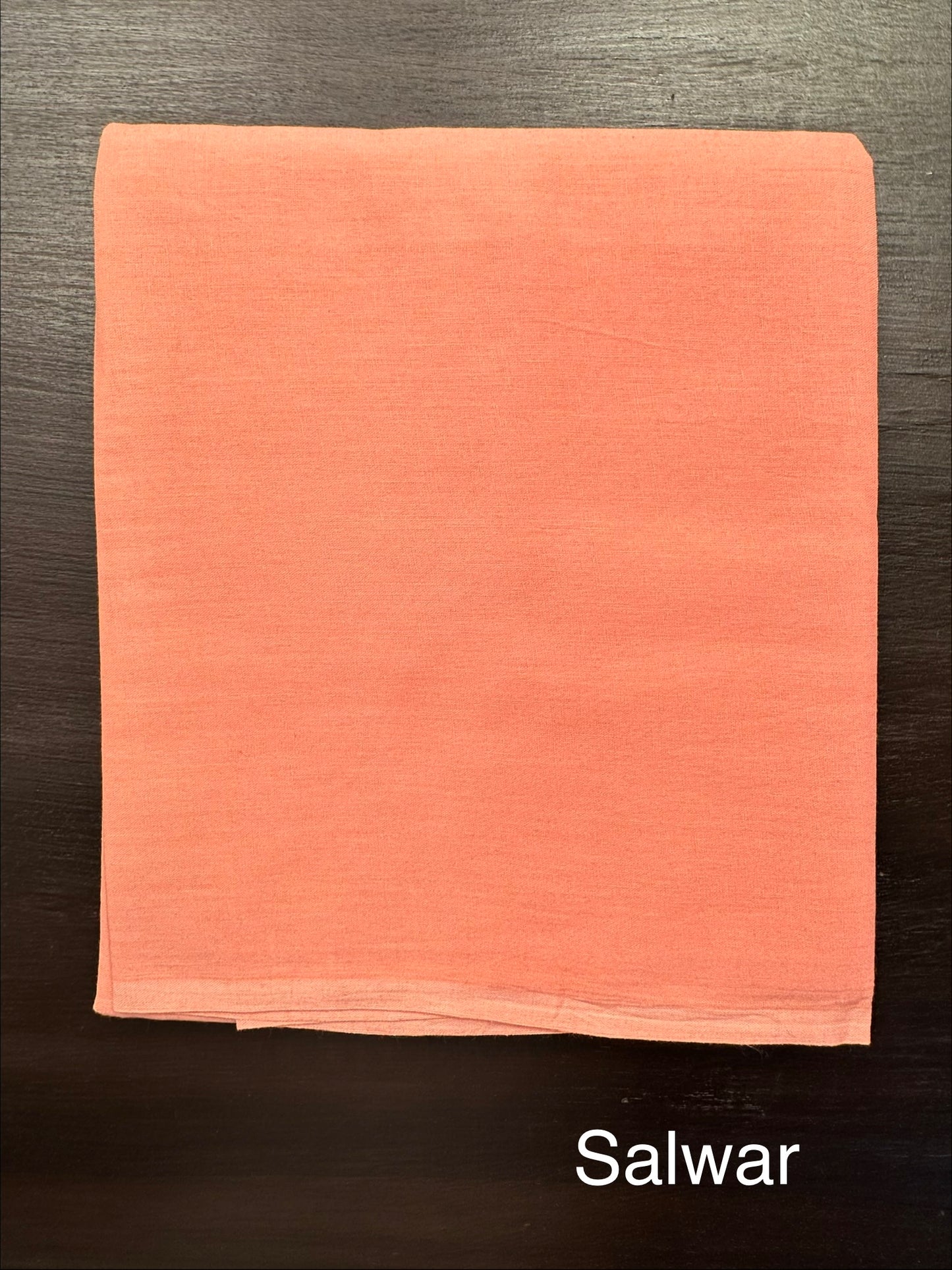 Peach Fancy Cotton 3-Piece Suit