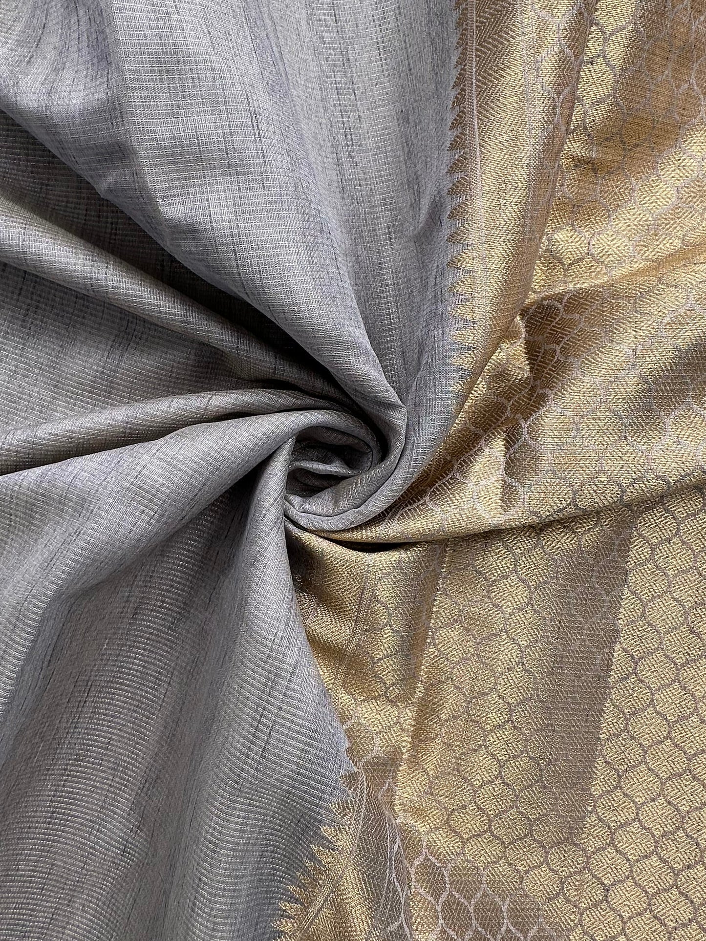 Grey Ananya Tissue Saree