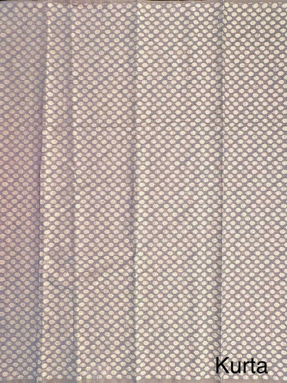 Grey Jacquard Unstitched Cotton Suit