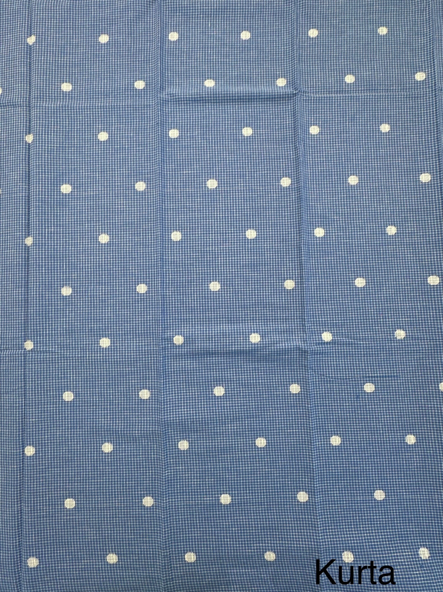 Blue South Cotton 3-Piece Suit