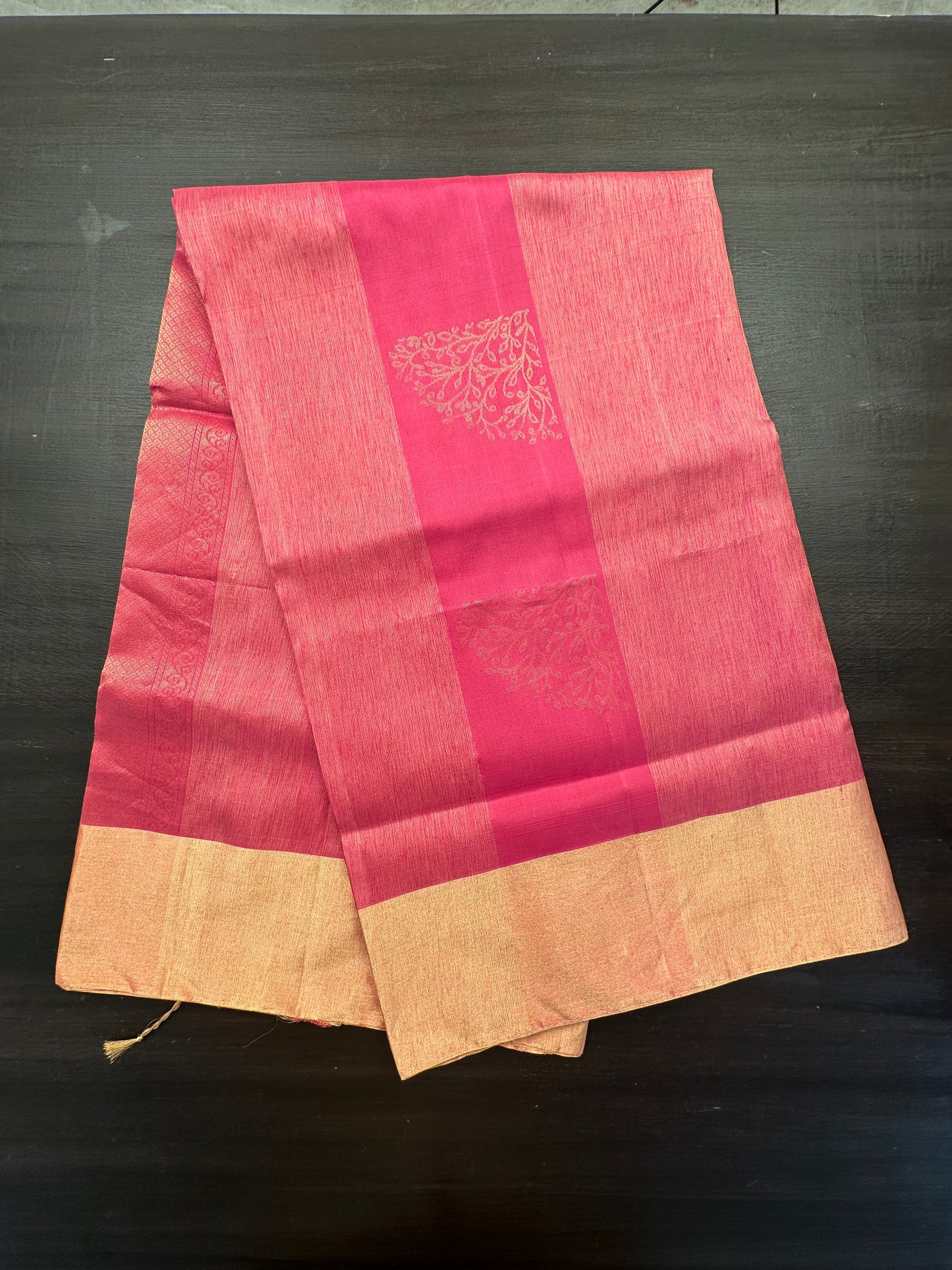 Pink Tiruchirapalli Pure Soft Silk Saree