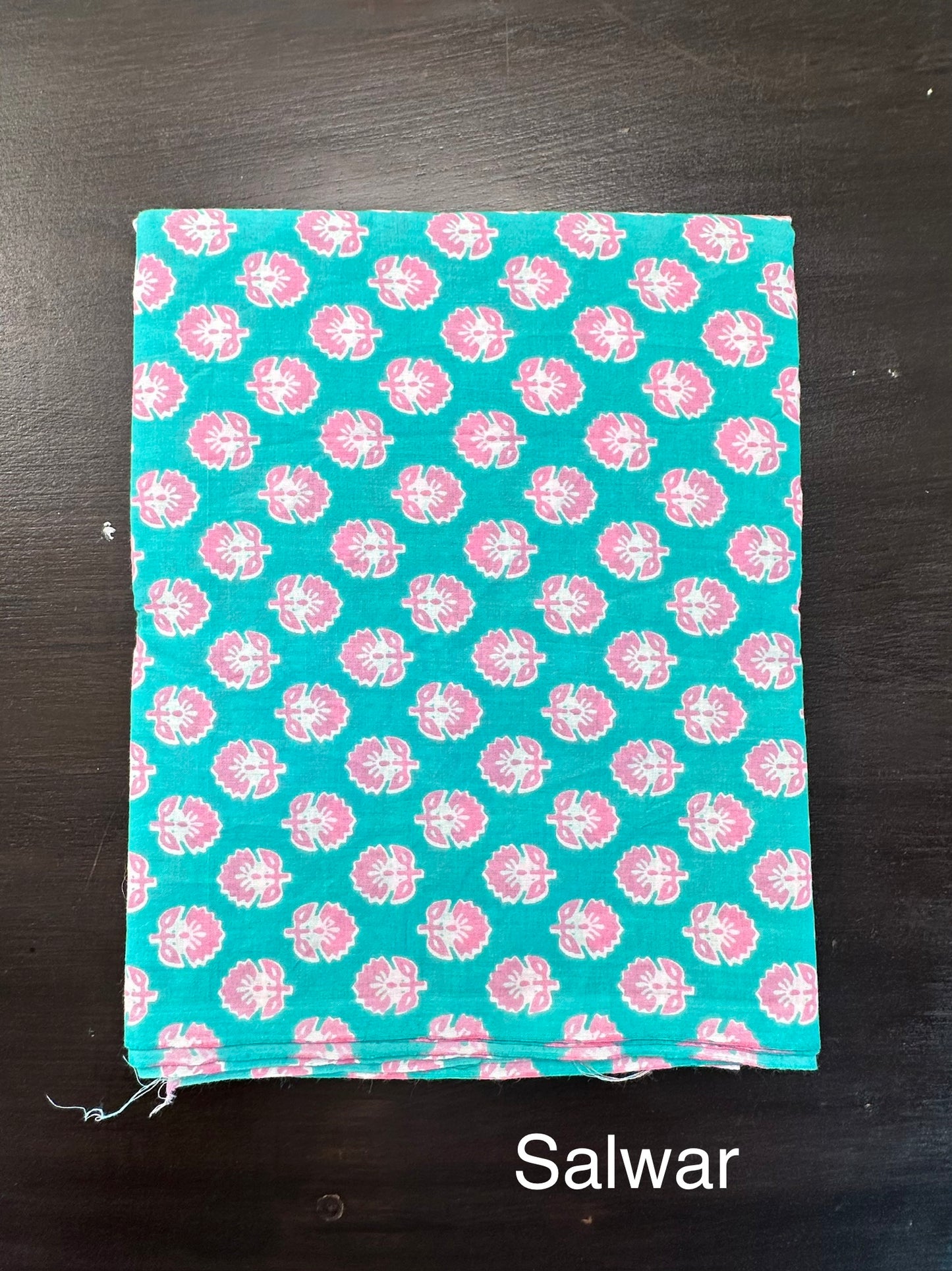 Sea Green Jaipuri Necktie Cotton 3-Piece Suit