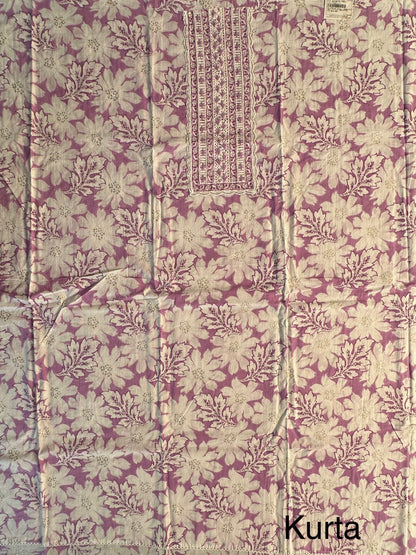 Jaipuri Cotton 3 -Piece Suit